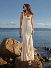 Double-Layered Soft-Touch Maxi Dress