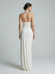 Halter Gown With Hardware